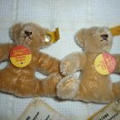 Steiff 3" Original Teddy Bear Baer Bär Teddybär 001086 0201/11 cm Plush Toy