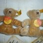 Steiff 3" Original Teddy Bear Baer B&Atilde;&curren;r Teddyb&Atilde;&curren;r 001086 0201/11 cm Plush Toy