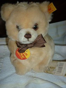 Steiff 6" inch Snuffi Dog Bear Hund B&Atilde;&curren;r Baer 2921/16 cm 077302 Plush Toy