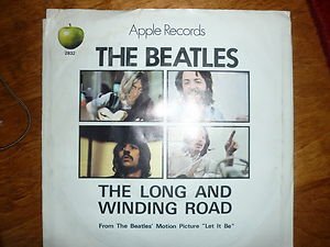 Apple The Beatles Record Let It Be Movie,Long And Winding Road,For You Blue Sgl