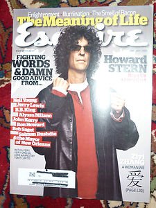 Howard Stern Esquire Magazine January 2006 jan 06 mag