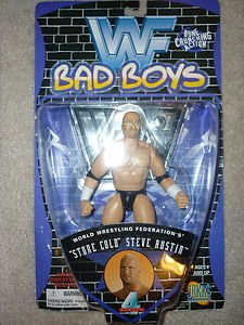 Jakks WWF Bad Boys Series 4 Stone Cold Steve Austin Action Figure 1997 wwe
