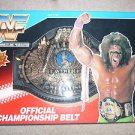 Hasbro WWF Championship Belt w/ Ultimate Warrior Action Figure Graphic Photo '90