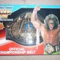Hasbro WWF Championship Belt w/ Ultimate Warrior Action Figure Graphic Photo '90