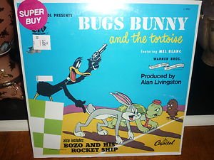 Vinyl Record Album LP NEW Bugs Bunny and the Tortoise/Bozo Rocket Ship Mel Blanc