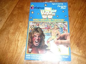 WWF Colorforms Hulk Hogan,Ultimate Warrior,LOD,Randy Savage Travel Pak pack 1990