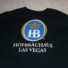 Mens Womens T-Shirt Hofbrauhaus Las Vegas Black Adult XL Hofbrau German Beer