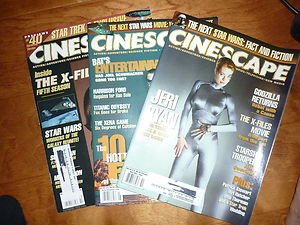 Cinescape Magazine January July March November September 1997 1998 Insider Vol 4