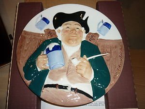 Toby Fillpot Collectors Plate Davenport Pottery Made England 1984 bradford jug