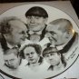 Three 3 Stooges Collectors Plate Bill Markowski R&N China 1984