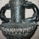 Native American Indian Maize Corn Vase Planter Display Piece 14"H