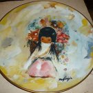 De Grazia Children Series The Flower Girl Plate Bradford Exchange Fairmont China