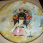 De Grazia Children Series The Flower Girl Plate Bradford Exchange Fairmont China