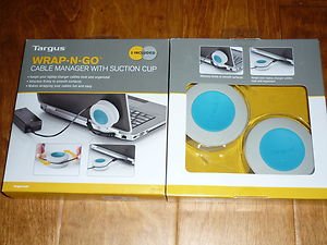Targus LOT 2 Wrap N Go Cable Cord Wire Manager System