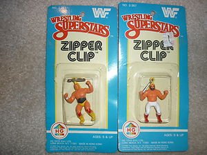 WWF Zipper Clip  Big John Studd action figure HG Toys 1985 ljn wwe