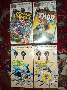 iHip DC Marvel Earphones Headphones Batman,Captain America OR Thor