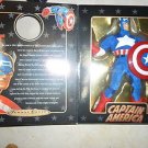 Toy Biz Famous Cover Series Captain America cloth outfit 8" Action Figure 1998