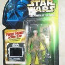 Star Wars POTF Endor Rebel Soldier Freeze Frame Collection 1 Green Action Figure