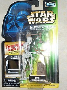 Star Wars POTF 8D8 Freeze Frame Collection 2 Green Card Action Figure