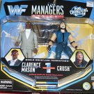 Jakks WWF Managers Series 1 Clarence Mason & Crush 2 pack Action Figures 1997