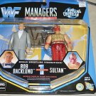 Jakks WWF Managers Series 1 Bob Backlund & Sultan 2 pack Action Figures 1997