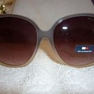 NEW Tommy Hilfiger Womens Sunglasses Janet WP OL90 Plastic Light Beige Blue Gray