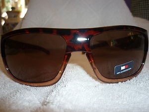 NEW Tommy Hilfiger Mens Womens Wrap Sunglasses Tortoise Shell David MP OM85