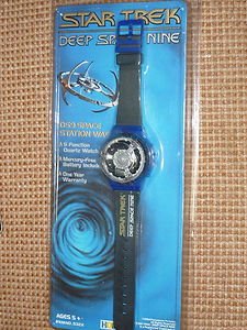 Star Trek Deep Space Nine DS9 Station Watch Wristwatch 1994 by Hope