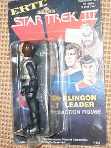 Ertl Star Trek III (3) Movie Klingon Leader w/Pet 3.75" 3 3/4 Action Figure 1984