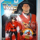 Hasbro WWF Series The Mountie Jacques Rougeau Blue Card Action Figure wwe 1992