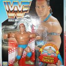 Hasbro WWF Series Tatanka Tomahawk Tackle Blue Card Action Figure wwe 1992