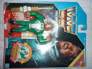 Hasbro WWF Series Million Dollar Man Ted DiBiase Blue Card Action Figure wwe 90