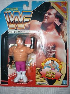 Hasbro WWF Series Brutus Barber Beefcake Sleeper Blue Card Action Figure wwe 90