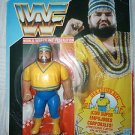 Hasbro WWF Series 1 Akeem Body Slam One Man Gang Blue Card Action Figure wwe 90
