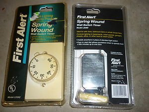 First Alert Programmable Spring Wound Wall Switch 60 Minute Timer (intermatic)
