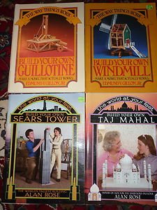 Build Your Own:Sears Tower,Taj Mahal,Guillotine,US Capitol OR Windmill Cut Book