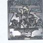 Letterpress Printer Wood Block Stamp:The Bad News Bears 1976 Walter Matthau