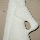 Handmade Trojan Stone Horse Head 4.75"H