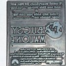 Letterpress Printer Wood Photo Etch Block Stamp:Bugsy Malone 1976 Jodie Foster