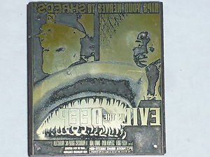 Letterpress Printer Wood Photo Etch Block Stamp:Evil In The Deep '75 Cheryl Ladd