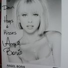 Autographed Photograph Angel Boris Playboy July 1996 photo picture