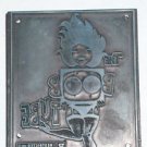 Letterpress Printer Wood  Photo-Etch Block Stamp:The Boob Tube movie 1975