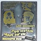 Letterpress Printer Wood  Photo-Etch Block Stamp:Watch Out,We're Mad! movie 1974