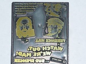 Letterpress Printer Wood  Photo-Etch Block Stamp:Watch Out,We're Mad! movie 1974