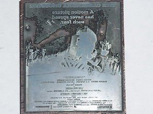 Letterpress Printer Wood  Block Stamp:The Cassandra Crossing 1976 Sophia Loren