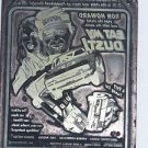 Letterpress Printer Wood Photo-Etch Block Stamp:Eat My Dust! 1976 Ron Howard