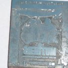 Letterpress Printer Wood Photo-Etch Block Stamp:The Muthers movie 1976