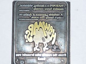 Letterpress Printer Wood Block Photo-Etch Cut Stamp:Hawmps! 1976 about camels