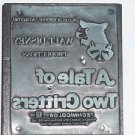 Letterpress Printer Wood Block Photo-Etch Cut Stamp:Disney A Tale of Two Critter