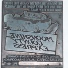 Letterpress Printer Wood Block Photo-Etch Cut Stamp:Moonshine Country Express'77
